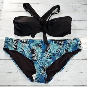 Women's Plus Asymmetrical Swimsuit Bathing Suit Bikini Size 3X
